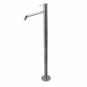 Смеситель для раковины, однорычажный, напольный. Керамический картридж Ø35 мм. Открытие для холодной воды. Расход 5,28 л / мин при 3 барах. Его необходимо приобрести вместе с напольным модулем Smart Box 100149141-N199999397  Round NOKEN 100208374  CHROME