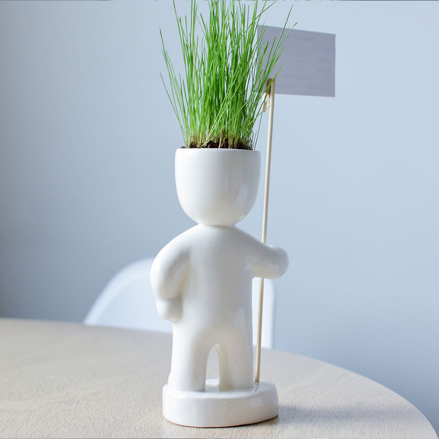 Набор для выращивания eco "Знаменосец" ЭКОЧЕЛОВЕКИ  254608 Белый  - Вид №1