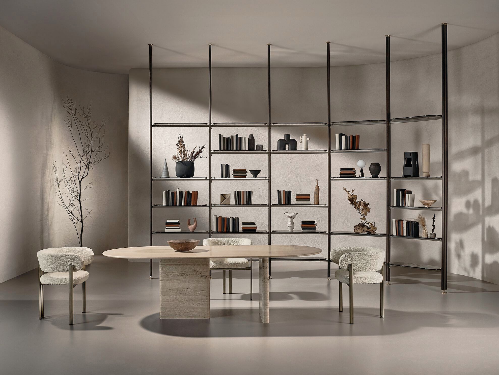 Металлический мягкий стул с подлокотниками Naturedesign Home ARCH-00001634 - Вид №5