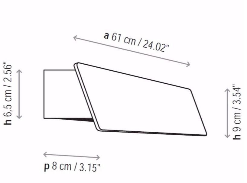 BOVER Настенный светодиодный светильник с диммером Alba sun-id-1473260 - Вид №1