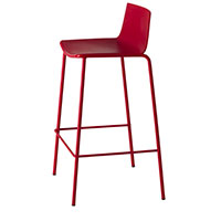 Cuba 623 Барный стул со стальным каркасом, 4 ножки. Полипропиленовая оболочка. Et al. Cuba