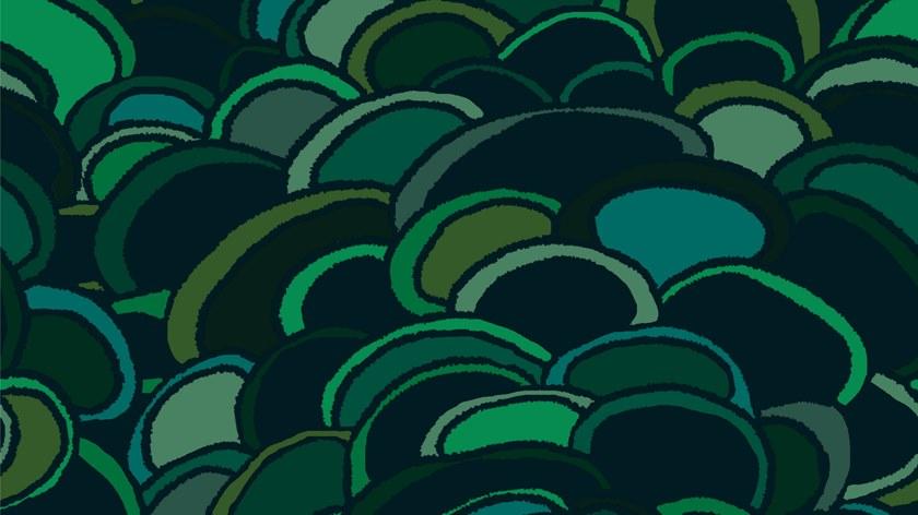 Baboon Моющиеся виниловые обои с рисунком Pattern sun-id-1422629 - Вид №4