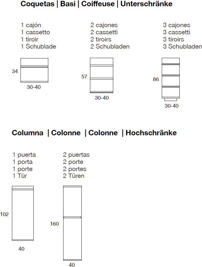 Fiora Отдельно стоящая тумба под умывальник из полиуретана с ящиками Making sun-id-1393295 - Вид №2
