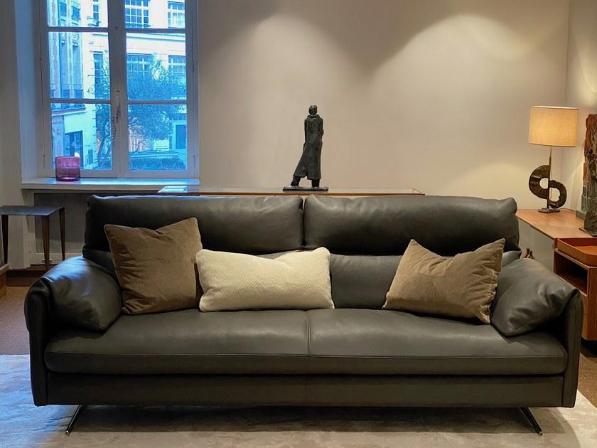 Duvivier Canapés 3-х местный кожаный диван со съемным чехлом  Alfrxg21, alfrxg22, alfrxg23  - Вид №1