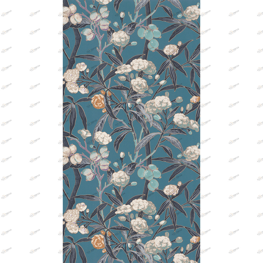 Рулон обоев CUBA CBBA84336424. Основа нетканый винил Casadeco