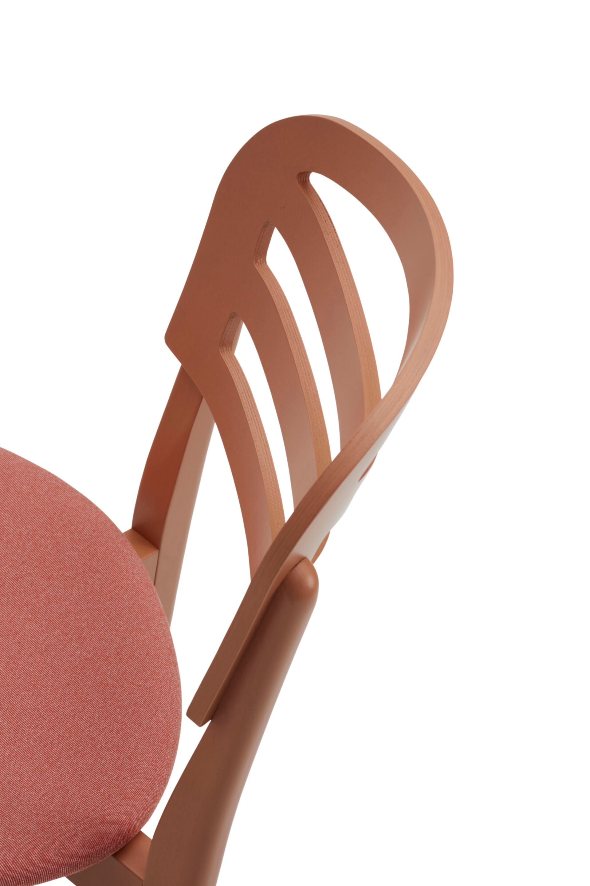 Высокий стул из бука с мягким сиденьем Origins 1971 Farah ARCH-00064746 - Вид №4