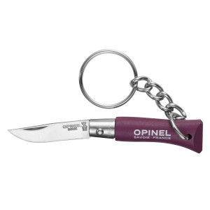 1428_FUC Нож на брелке 3,5 см фуксия Opinel