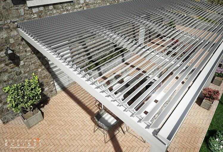 DIRELLO Биоклиматический козырек от солнца с регулируемыми жалюзи sun-id-1419809 - Вид №2