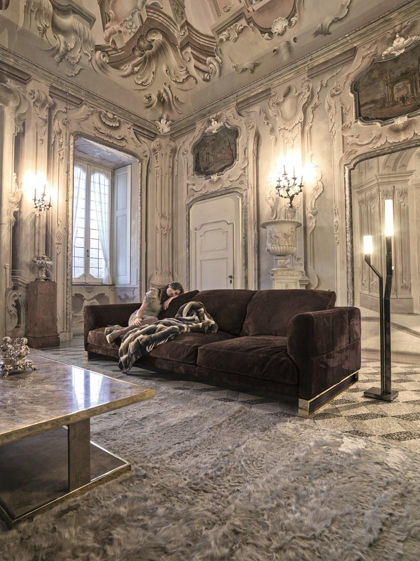 Longhi 3-х местный кожаный диван Loveluxe W 560 - Вид №3