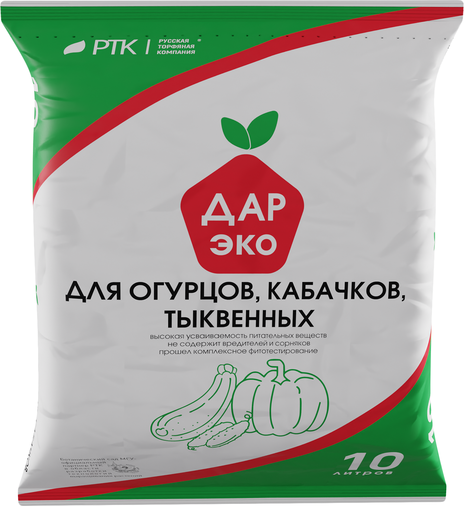 83405040 Грунт для огурцов, кабачков, тыквенных ДарЭко 10 л STLM-0040978 Santreyd
