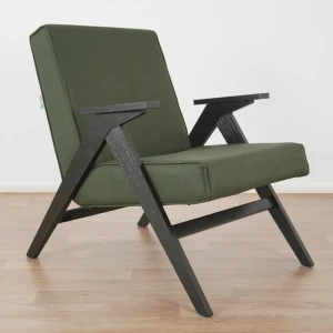 91922061 Кресло Glider Вест 65x79x79 см рогожка цвет lunar forest, венге STLM-1470166