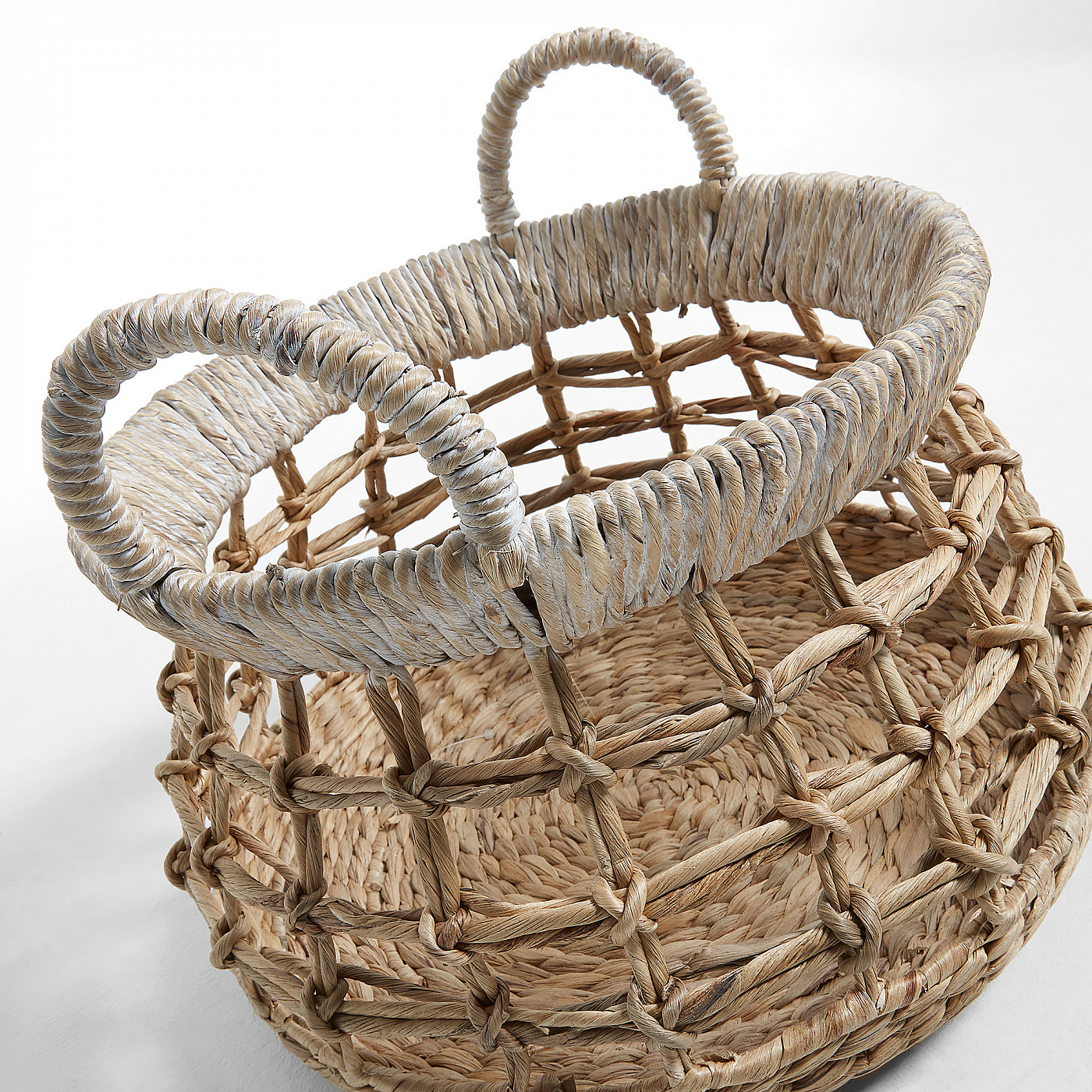 051496 Корзина Ment натуральный, белый La Forma Mode