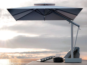 Зонтик с боковым полюсом