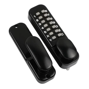 Замок кодовый с фиксатором Нора-М 201 ЦАМ/сталь черный