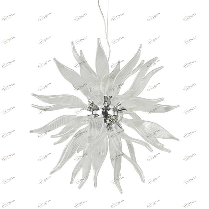 Подвесной светильник Ideal Lux Leaves SP12 Bianco IDEAL LUX ДИЗАЙНЕРСКИЕ, LEAVES BIANCO 072099 Белый 