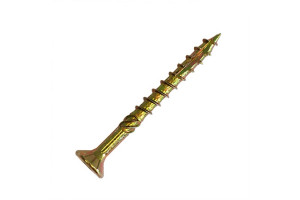 18343135 Саморез по дереву проф. желт. потайн. Torx 40, 8х500, 50 шт. 08500Fh HIMTEX