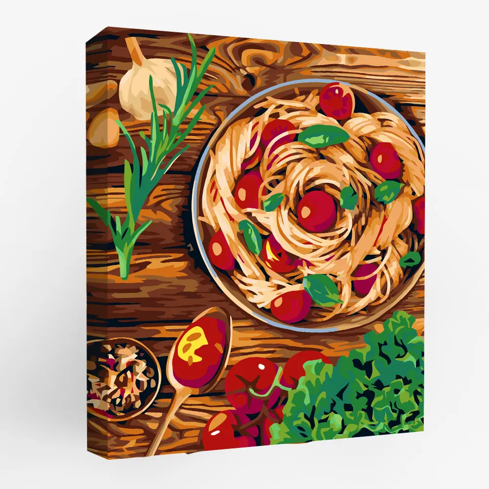 Картина по номерам Спагетти 30х40 см FBRUSH STLM-2053991 - Вид №1