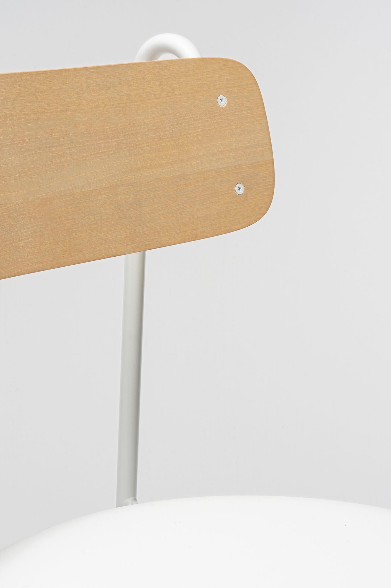 Окрашенный металлический стул со встроенной подушкой из искусственной кожи CHAIRS & MORE Lena ARCH-00091348 - Вид №17