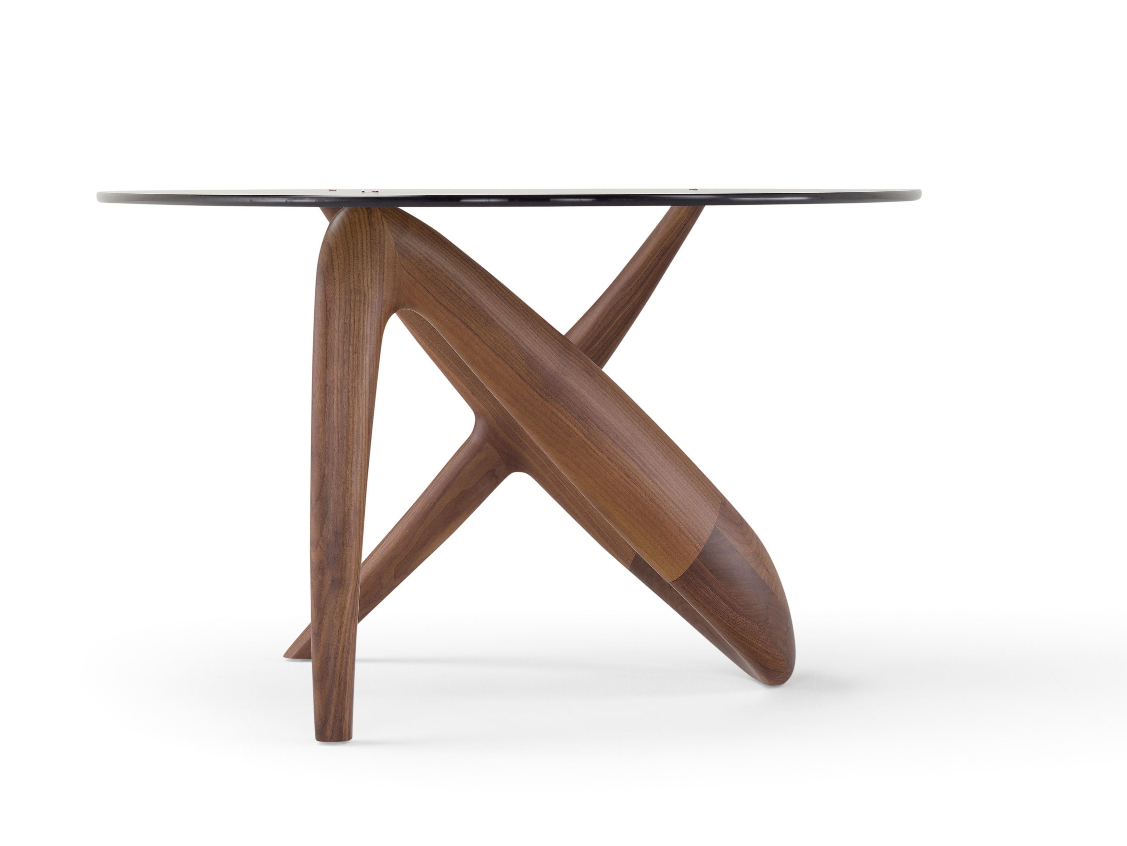 Овальный стол из дерева и стекла Amura Nx ARCH-00059244 - Вид №5