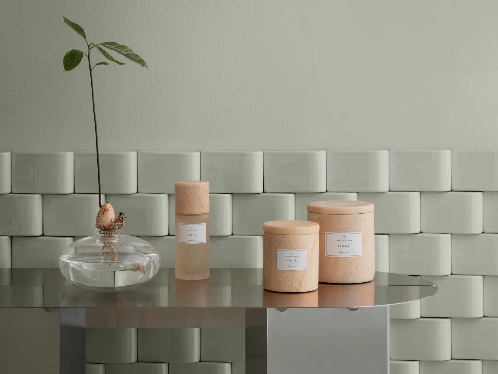 Круглая ваза из дутого стекла blomus AVO S ARCH-00048431 - Вид №3