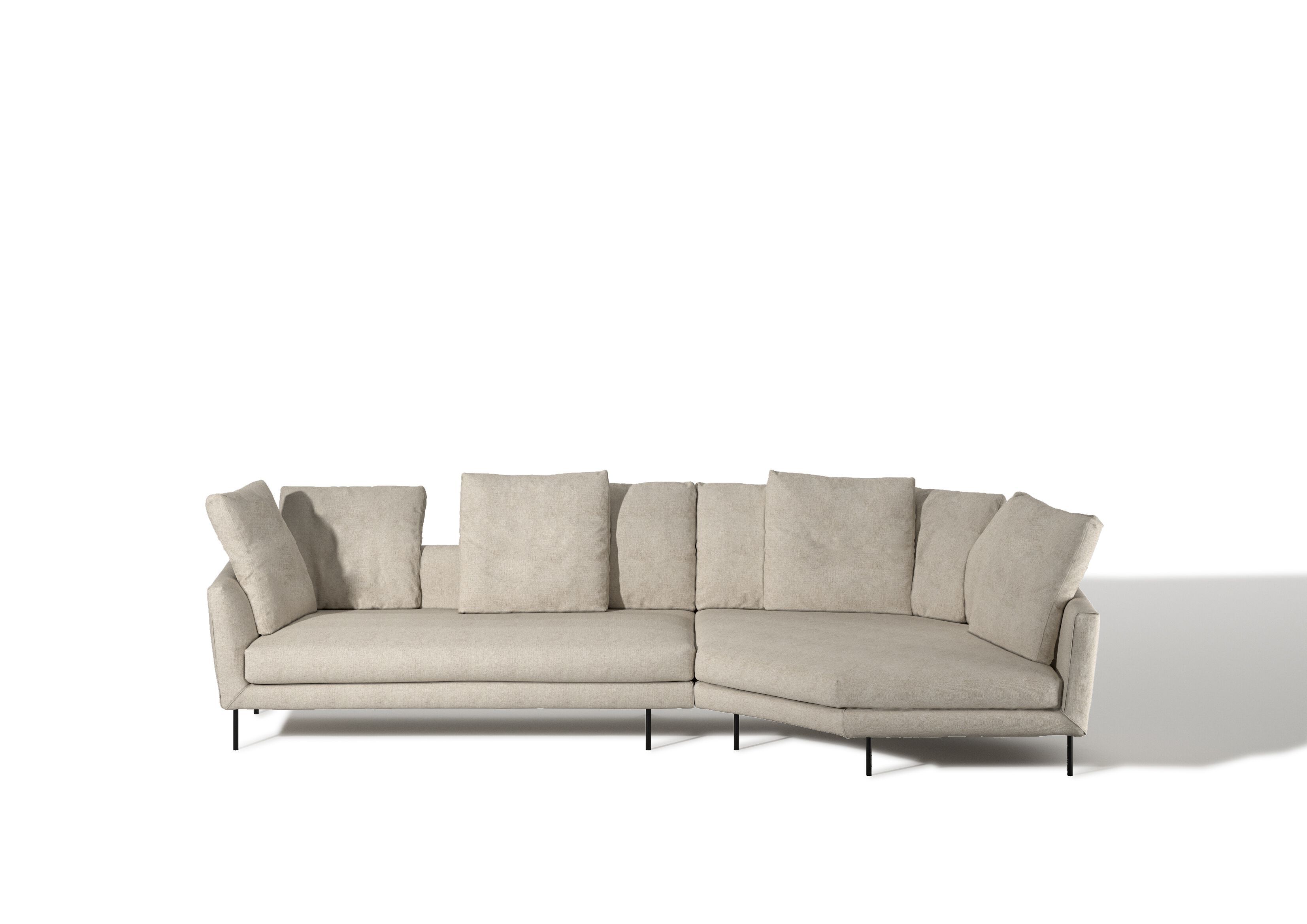 Секционный диван из кожи или ткани Vibieffe 160 RE-FEEL ARCH-00134727