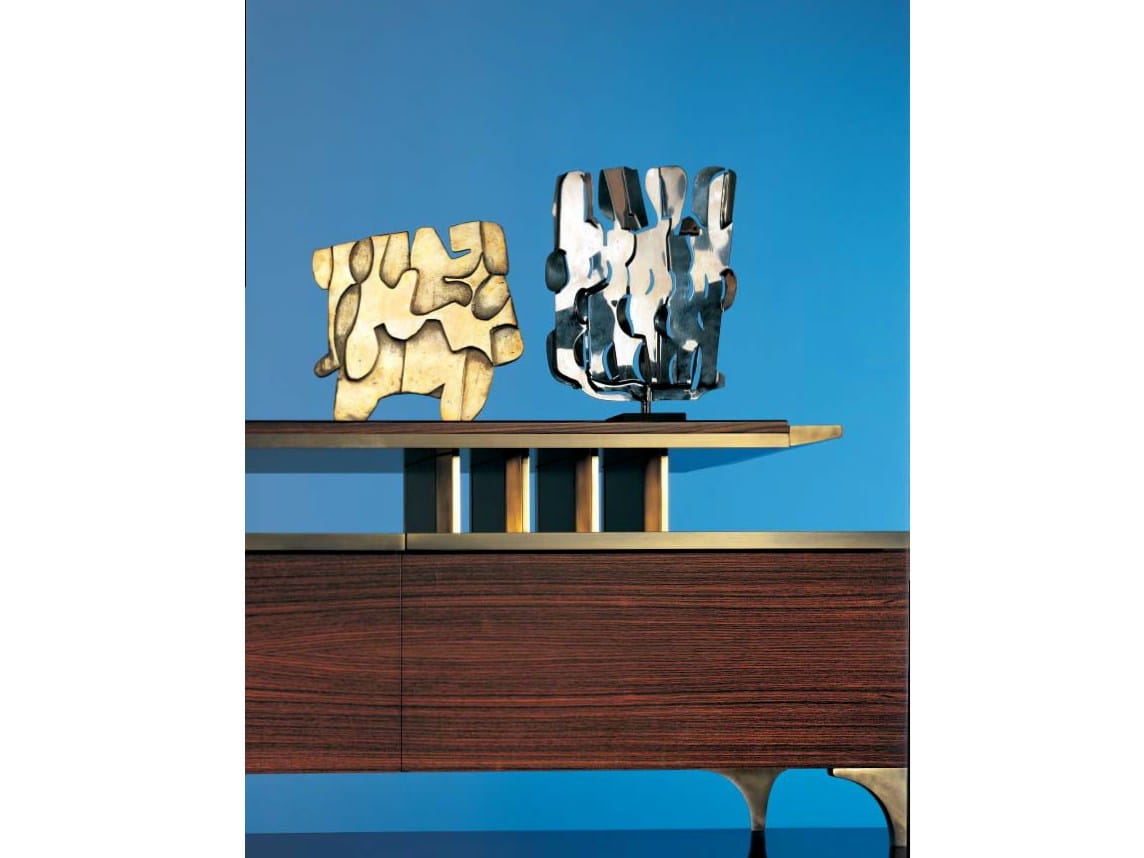 Низкий деревянный шкаф с распашными дверями OAK дорожки ARCH-00136688 - Вид №2