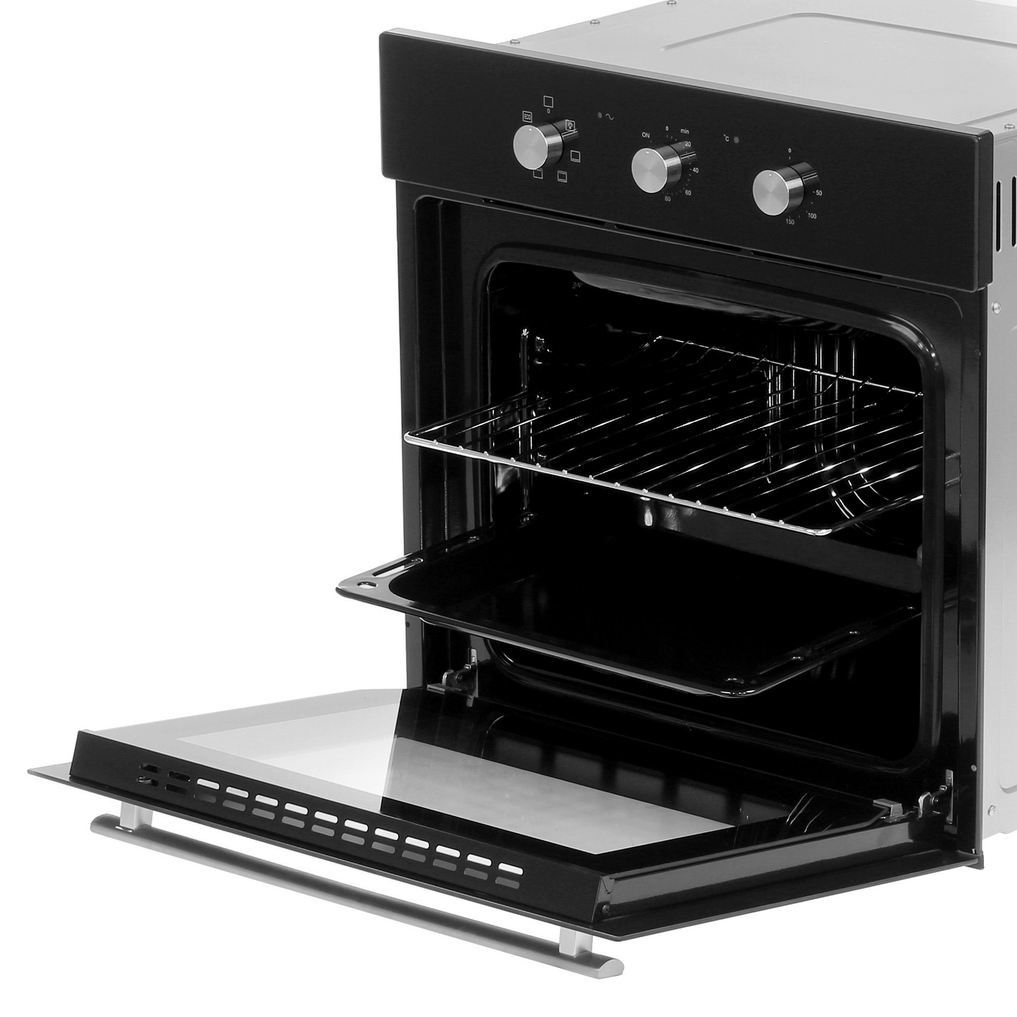 8160935 Электрический духовой шкаф HOMSair OES657BK черный STDN-0060045 - Вид №5