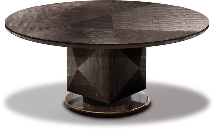 5925 Infinity круглый стол на деревянном основании - giorgio collection