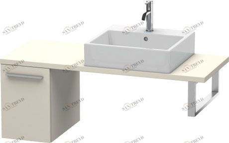 XL542009191 X-Large Шкафчик для компактной консоли Серо-коричневый декор Duravit