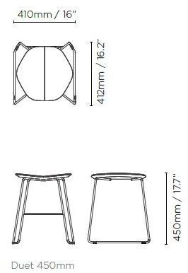 Ross Gardam Низкая саночная табуретка с подставкой для ног Duet sun-id-1423794 - Вид №13