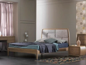 Cantiero Двуспальная кровать из дерева Amarcord night Am015/2