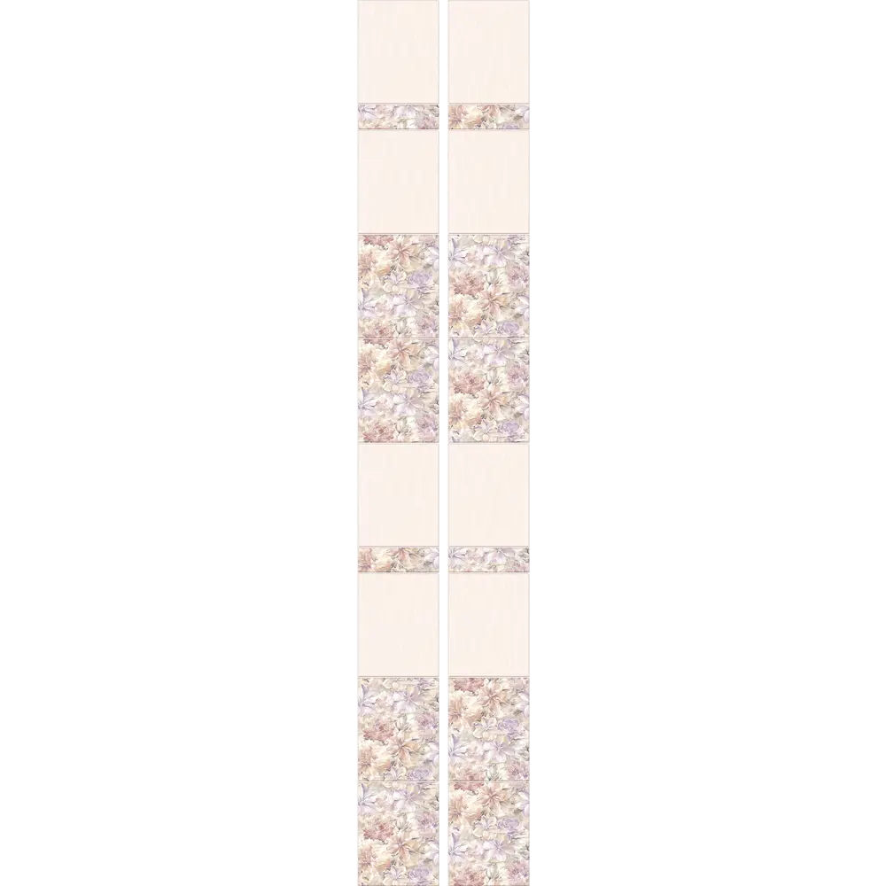 Комплект стеновых панелей ПВХ Аманда 2700x250x8 мм 1.35 м² 2шт 86557943 STLM-2072014 КРОНАПЛАСТ  - Вид №3