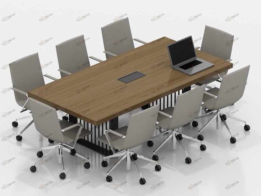 Tuna Ofis Прямоугольный стол для переговоров из фанерованной древесины Corinth sun-id-1490993