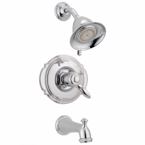 T17455-NP Для ванны и душа Monitor® 17 Series Delta Faucet Victorian Жемчужный никель и латунь