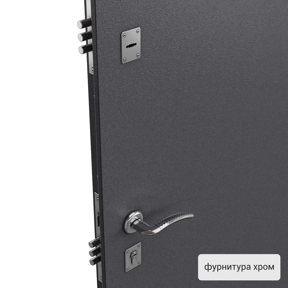 Дверь входная металлическая Стаф 860x2050 мм правая. цвет черный 86729220 STLM-2012893 TOREX  - Вид №2