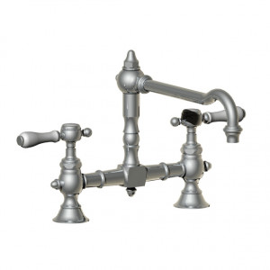 19101 Смеситель для мойки на 2 отверстия / версия с рычагом / без сливного отверстия HORUS Range Julia Victoria