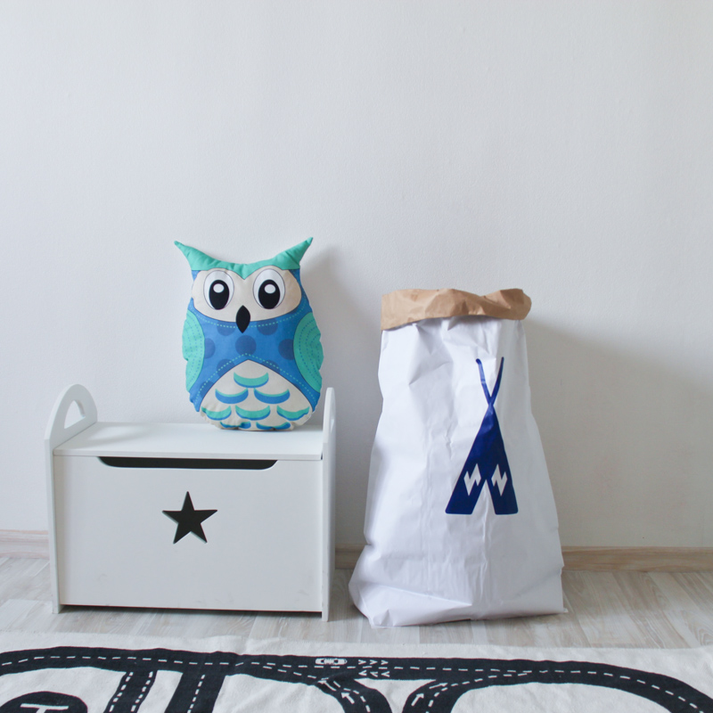 Эко-мешок для игрушек Big Vigvam из крафт бумаги VAMVIGVAM  281999 Белый;бежевый Santreyd  - Вид №1