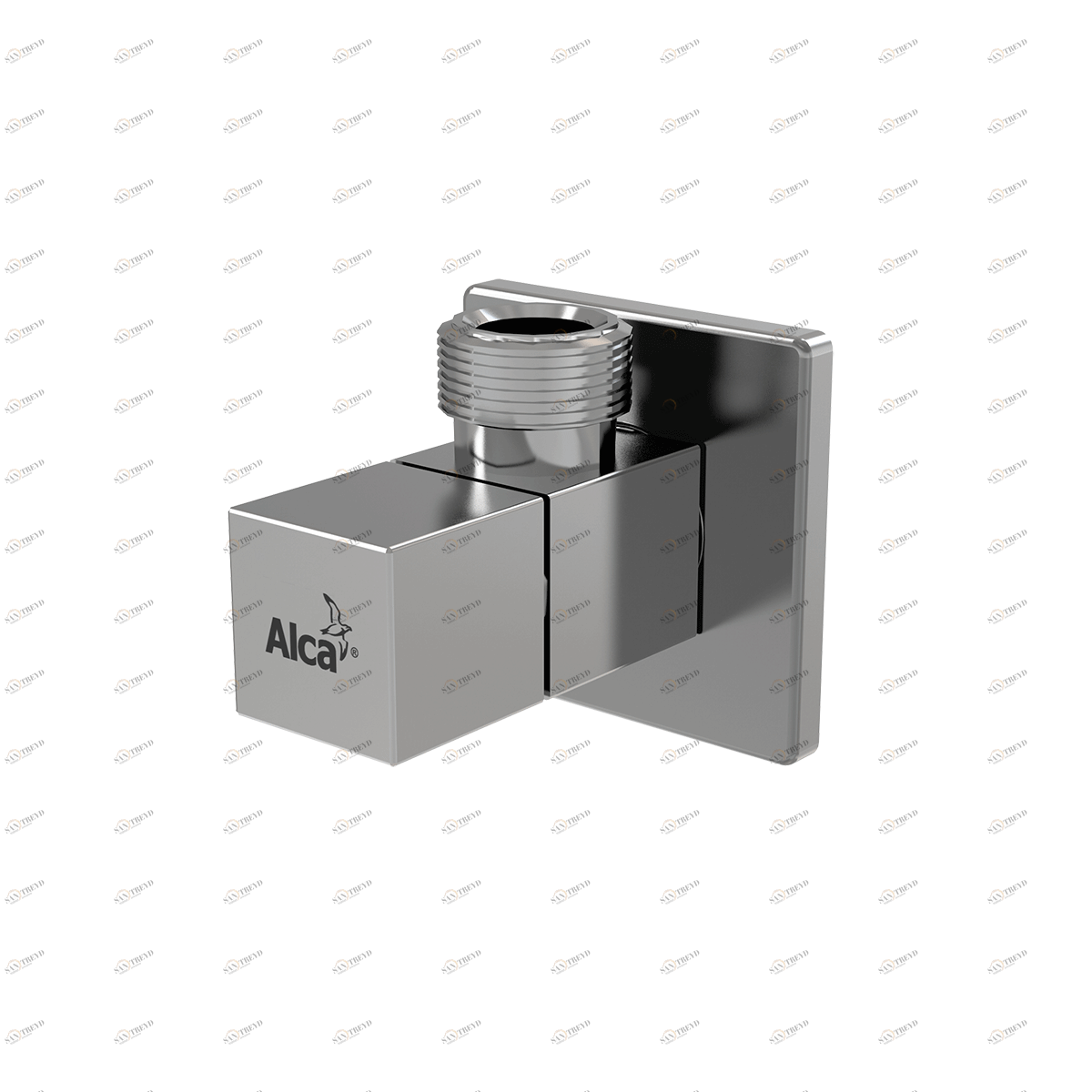 Угловой вентиль 1/2"×1/2", квадратный ALCAPLAST ARV004