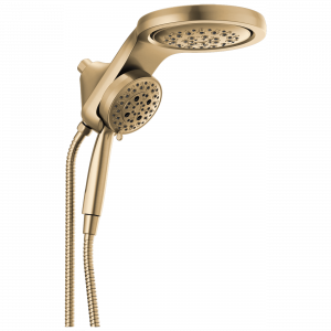 58680-CZ25 HydroRain® H2Okinetic® 5-регулировочная душевая лейка два в одном Delta Faucet Universal Showering Шампанское бронза
