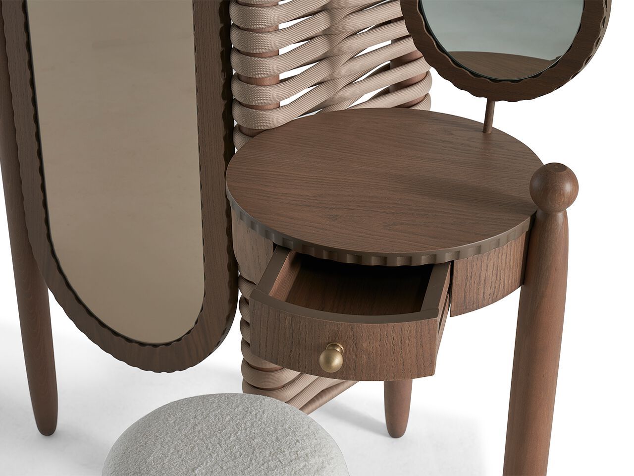 Деревянный туалетный столик NDESIGN Ezora ARCH-00124860 - Вид №3