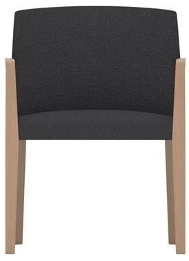 Andreu World Стул с обивкой и подлокотниками Cloé So7017 CLOE - Вид №3