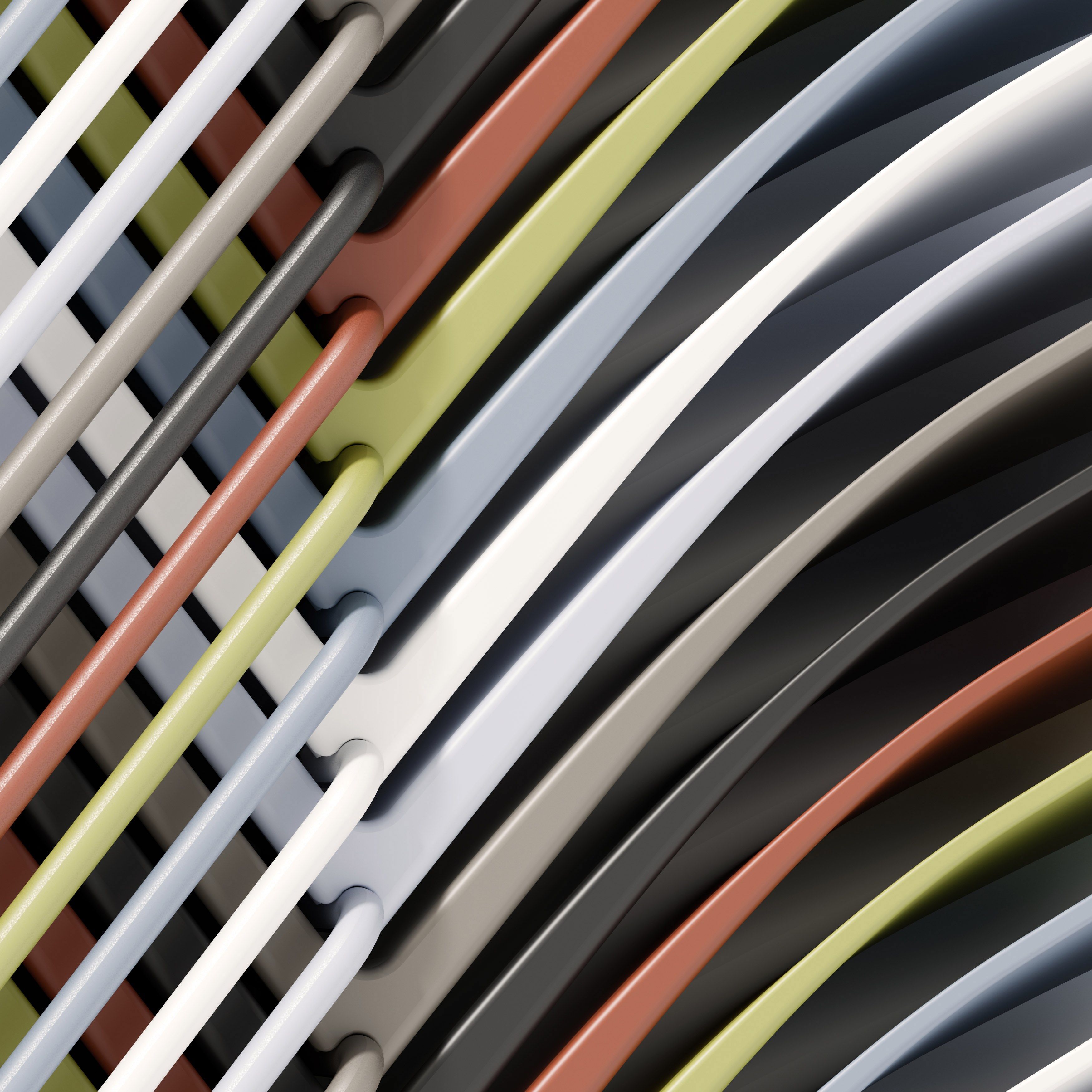 Штабелируемый стул из инженерного пластика с подлокотниками GABER Artesia ARCH-00045506 - Вид №3