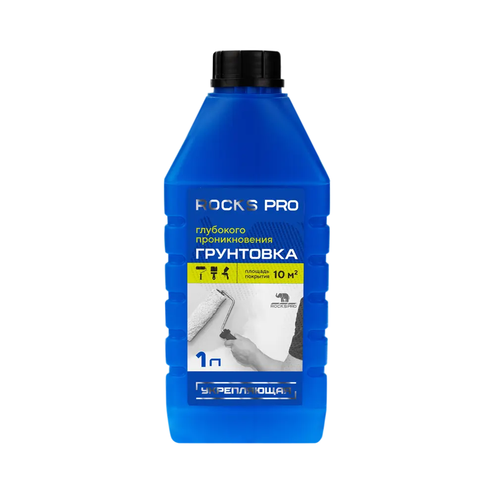 Грунтовка глубокого проникновения Rocks Pro белая 1 л 89461717 STLM-2196096 Santreyd 