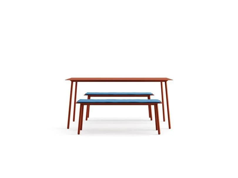 Металлическая садовая скамейка Arper Onemm ARCH-00095075 - Вид №5