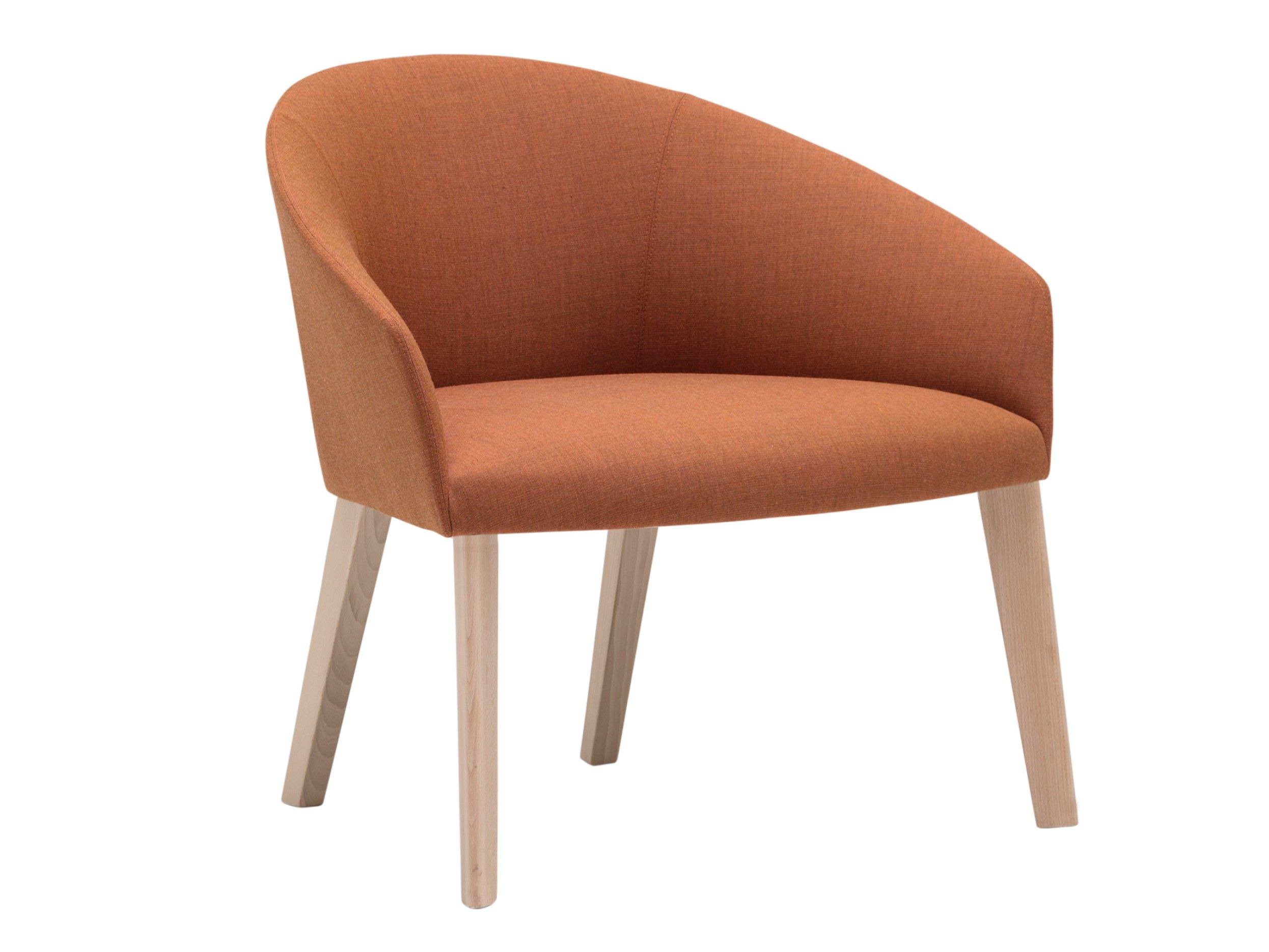 Тканевое кресло с подлокотниками Andreu World бренди ARCH-00144152