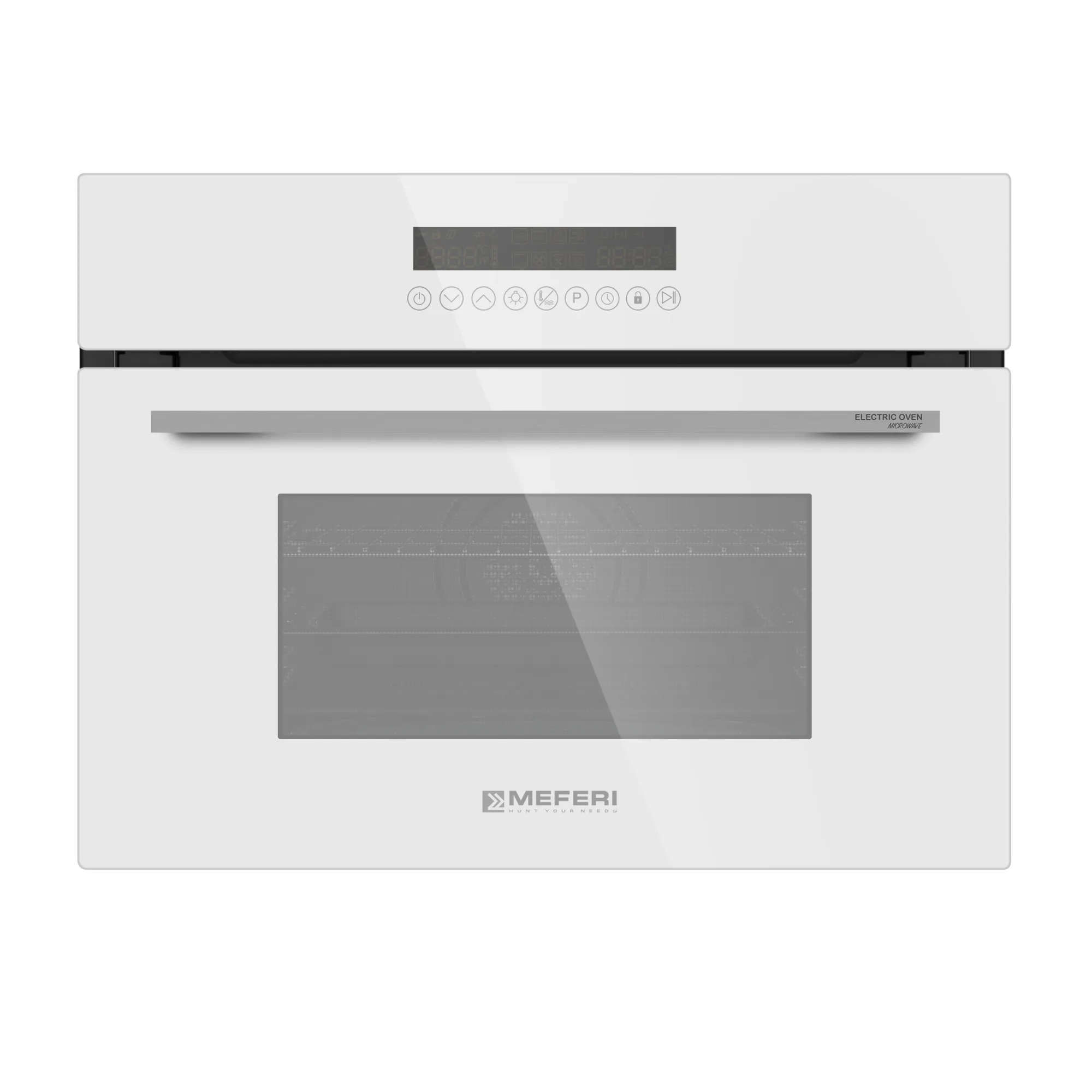 9168822 Электрический духовой шкаф Meferi MEO608WH MICROWAVE белый STDN-0039776 - Вид №1