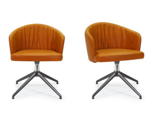 Кожаный операционный офисный стул на насесте