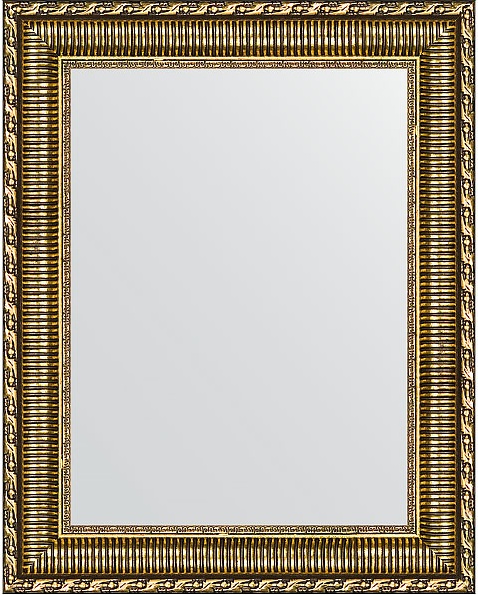 BY 1350 Зеркало в багетной раме - золотой акведук 61 mm EVOFORM Definite