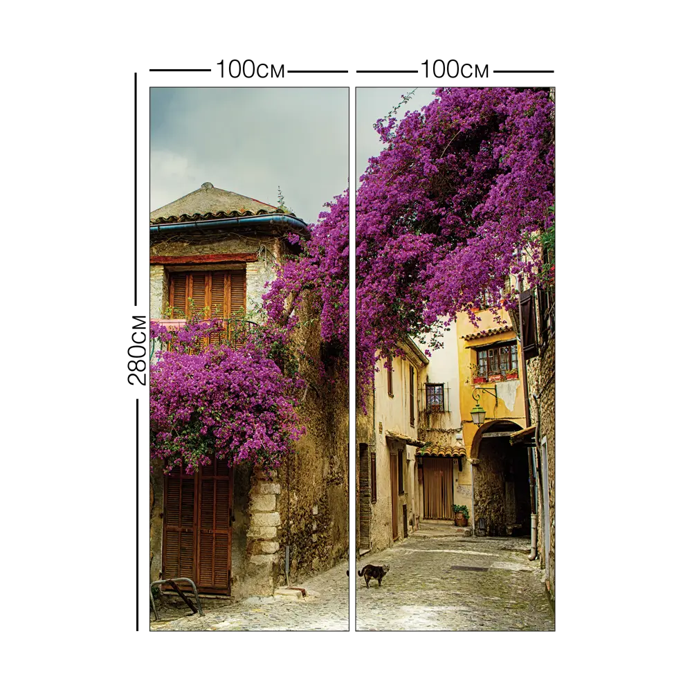 Фотообои 3D Flizart «Улочки Прованса», флизелиновые, 200x280 см 82363620 STLM-2155156 FBRUSH - Вид №4
