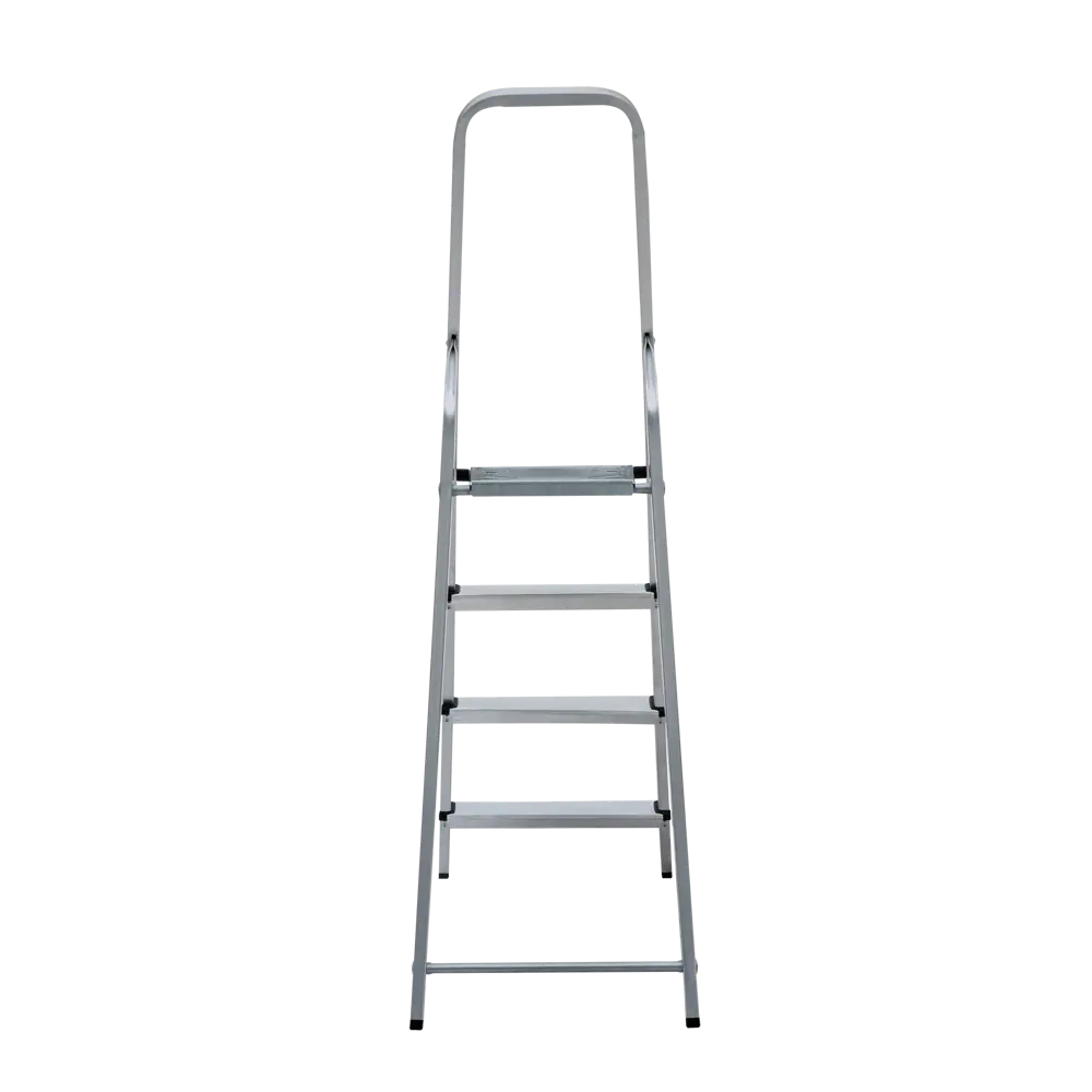 Стремянка Новая Высота Kroft 1110 4 ступени алюминий STLM-2085135 - Вид №2